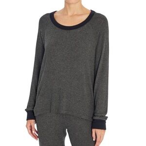 NWT OVERSIZED Three Dots Colorblock Raglan Brushed Knit Top/Sweater size XL